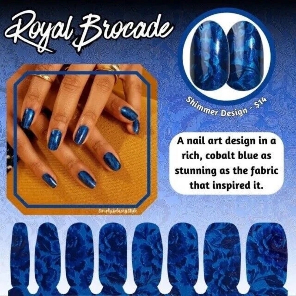 Color Street Nail Polish Strips-Retired Royal Brocade - Picture 2 of 4